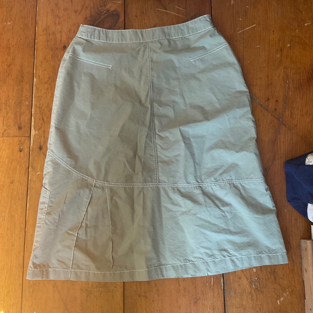 Safari green cargo skirt by Dakini size 10 - Picture 7 of 12
